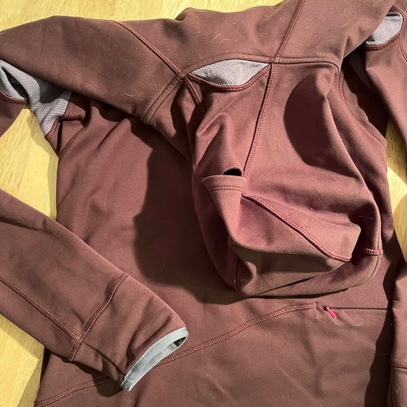 Half zip hooded technical fleece hoodie light warm Running - Picture 4 of 6